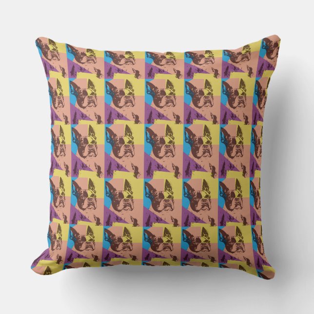 Almofada Boston Terrier (Frente)