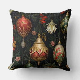 Almofada Botânica de Balé de Natal Sombreado