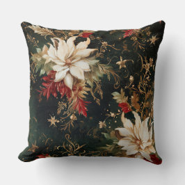 Almofada Botânica de Balé de Natal Sombreado