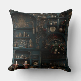 Almofada Botânica de Encantamento de Feriado em Crepúsculo