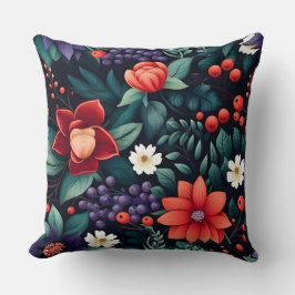 Almofada Botânica de Snowdrop Starry Blooms