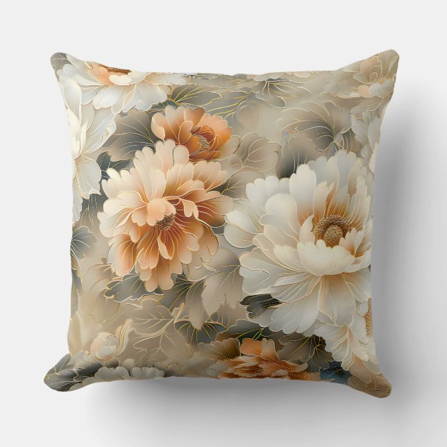 Almofada Botânica Velvet Fall Whispers (Frente)