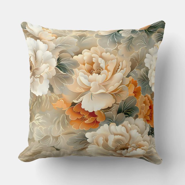 Almofada Botânica Velvet Fall Whispers (Frente)