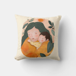 Almofada Botanical Motherhood Decorative Pillow for Moms