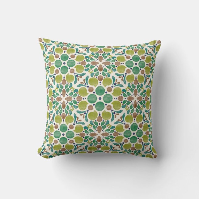 Almofada Botanical Pop - Olive (Frente)