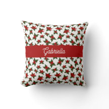 botânico floral vermelho de Natal