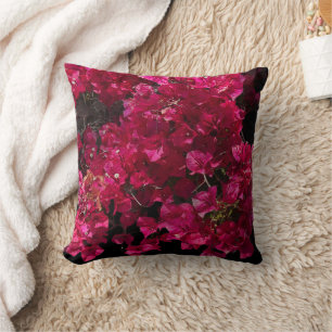 Almofada Bougainvillea Red Tropical Vining Shrub Foto
