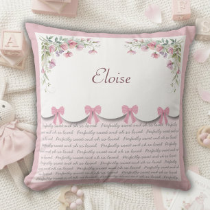 Almofada Boutique Chique e Rosa - Sonho de Berçário de Meni