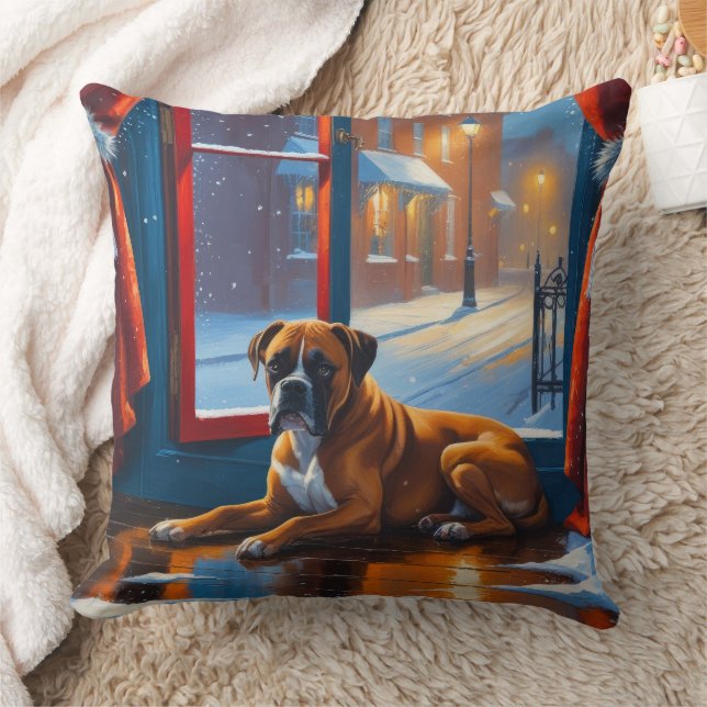 Almofada Boxer com Feriado das Luzes de Natal (Cobertor)