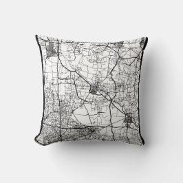 Almofada Bozhou China City Map