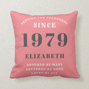 Almofada Branca de Cinzas Rosa, Pinta, Personalizada de 197