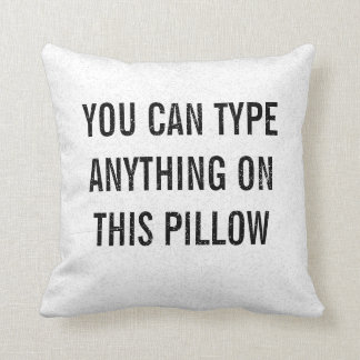 Almofada Branca Personalizada com Dificuldade