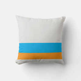 Almofada Branco com Linhas de Divisor + Duas Cores