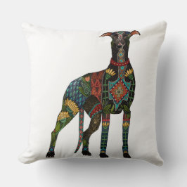 Almofada branco de galgos