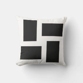 Almofada Branco Macio e Design Abstrato Pastel Pitch