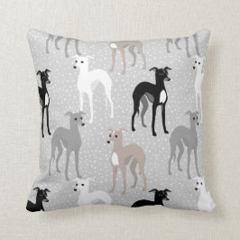 Almofada Brancos ou Greyhounds Italianos - Traseiro