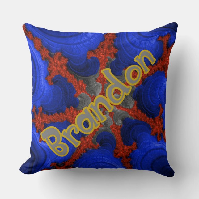 Almofada Brandon no Ruby Sapphire  (Frente)