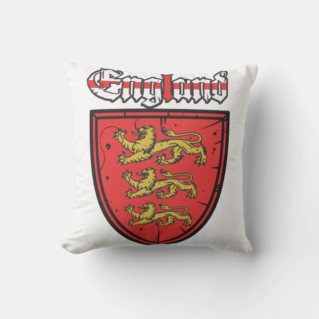 Almofada Brasão de Armas da Inglaterra (Frente)