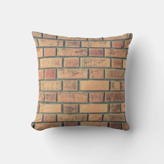 Almofada Bricks wall stone wall brick wall (Frente)