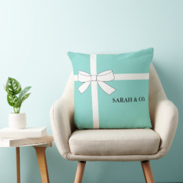 Almofada BRIDE Teal Blue Party Personalize Decoração