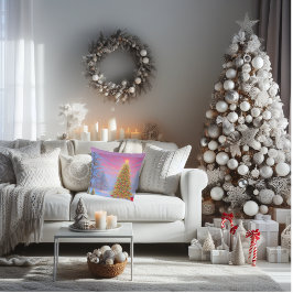 Almofada Bright, alegre design da manhã de Natal