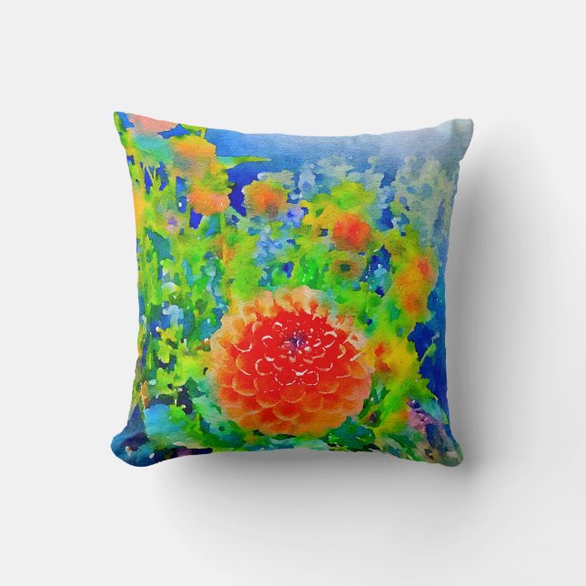 Almofada Bright e Bold Dahlia (Frente)