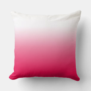 Almofada Bright summer red and white gradient ombre