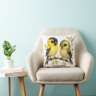 Almofada Brilhante American Goldfinch