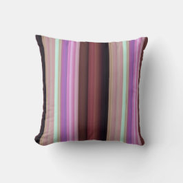 Almofada Brilhante-escuro, cor-de-rosa, borgonha e faixa-pú