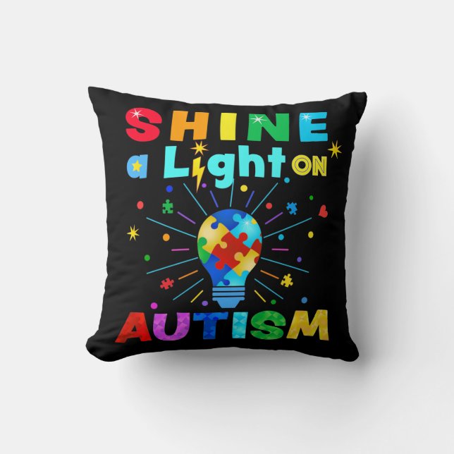 Almofada BRILHE uma Luz no Autismo (Frente)