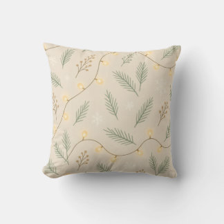 Almofada Brilho Aconchegante de Inverno - Padrão Minimalist