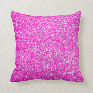 Almofada Brilho cor-de-rosa