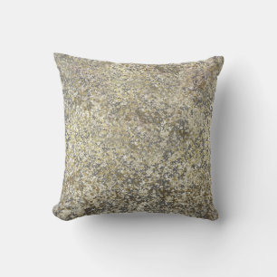 Almofada Brilho Dourado Rachado Moderno Glamour Chique Bril