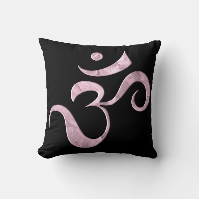 Almofada Brilho Rosa Om (Frente)