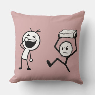 Almofada Brincadeira de Boneco Palito Divertida