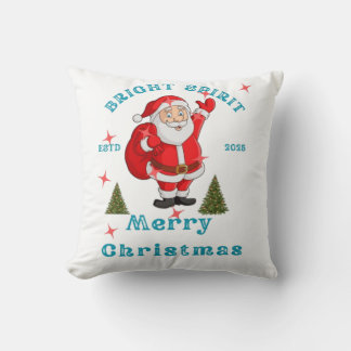 Almofada Bring the holiday cheer to life with Santa design
