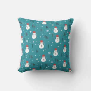 Almofada Brinquedos brancos em neve no inverno