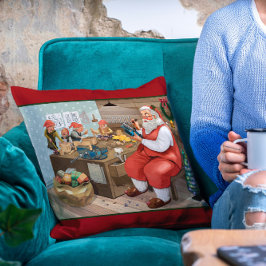 Almofada Brinquedos papais noeis E Fazeres Elves | Natal