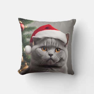 Almofada British Shorthair Christmas