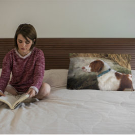 Almofada Brittany Spaniel - Cobre