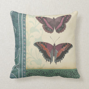 Almofada Brocade de borboleta decorativa do Vision Studio