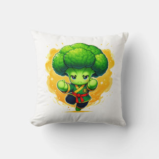 Almofada Broccoli Karate Kid — Cute Veggie Warrior