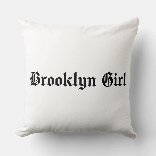 Almofada Brooklyn Girl (Frente)