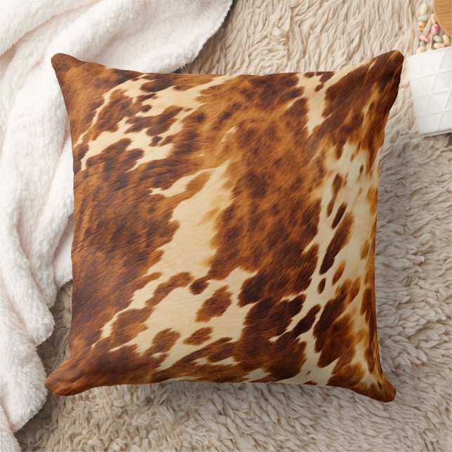 Almofada Brown Cowhide (Cobertor)