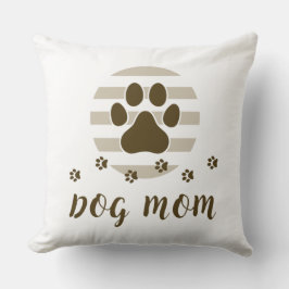 Almofada Brown Dog Mãe Amor Travesseiro decorativo 20x20