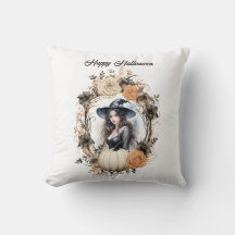 Bruxa bonito no Halloween Wreath