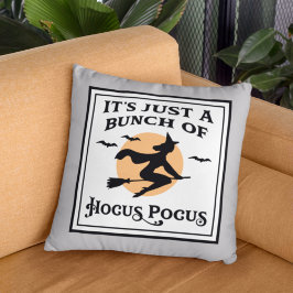Almofada Bruxa Voadora Vintage Lua Hocus Pocus