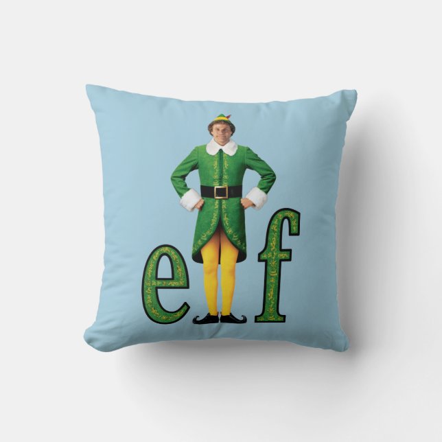 Almofada Buddy, o logotipo do filme Elf (Frente)