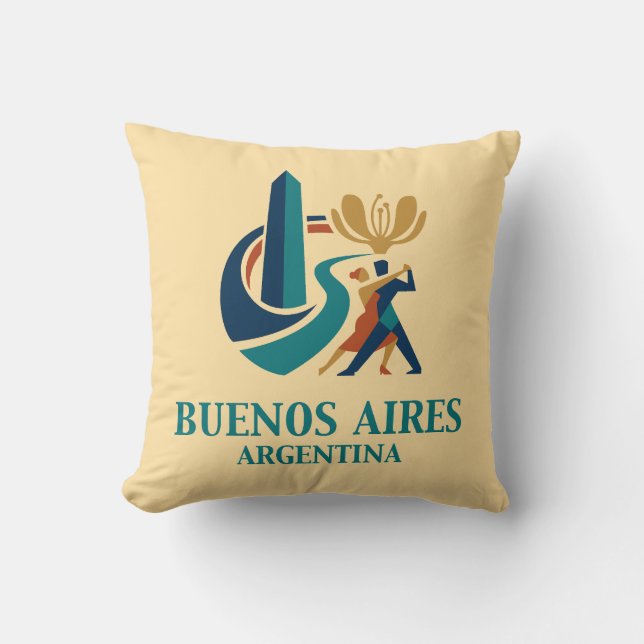 Almofada Buenos Aires Argentina (Frente)