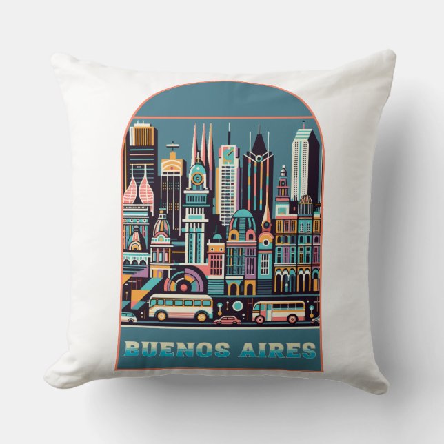 Almofada Buenos Aires Argentina (Frente)
